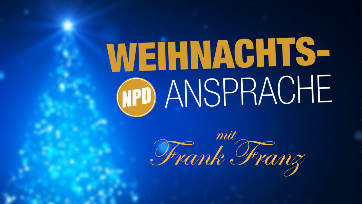 Weihnachtsansprache von Frank Franz - Weihnachten 2022