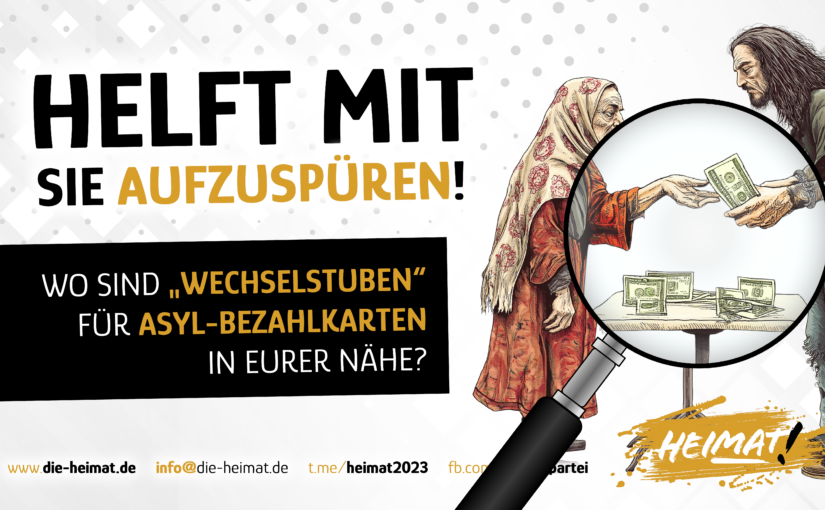 Helft mit, den Betrügern und Überfremdungs-Fanatikern das Handwerk zu legen!